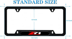 BUGUANGJIAN Z71 rear black metal license frame bezel ensuring stable plate placement