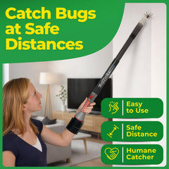 BugZooka humane catch preserves beneficial insects for garden health.