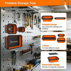 Buhobha magnetic tray base secures fasteners during auto repairs and DIY tasks.