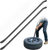 Buhobha tire bar 39-inch angled tip facilitates bead seating during tire mounting