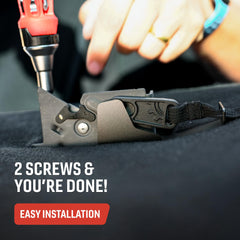 BuiltRight nylon strap lasts through daily use with reliability.
