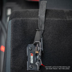 BuiltRight F-Series compatibility across SuperCab and SuperCrew with driver-side latch.