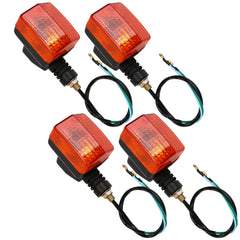 BuleVina XR650L front-left turn signal with bright 12V 8W illumination for clear signaling.