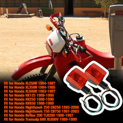 BuleVina XR650L rear-right turn signal with reliable signaling in rain.