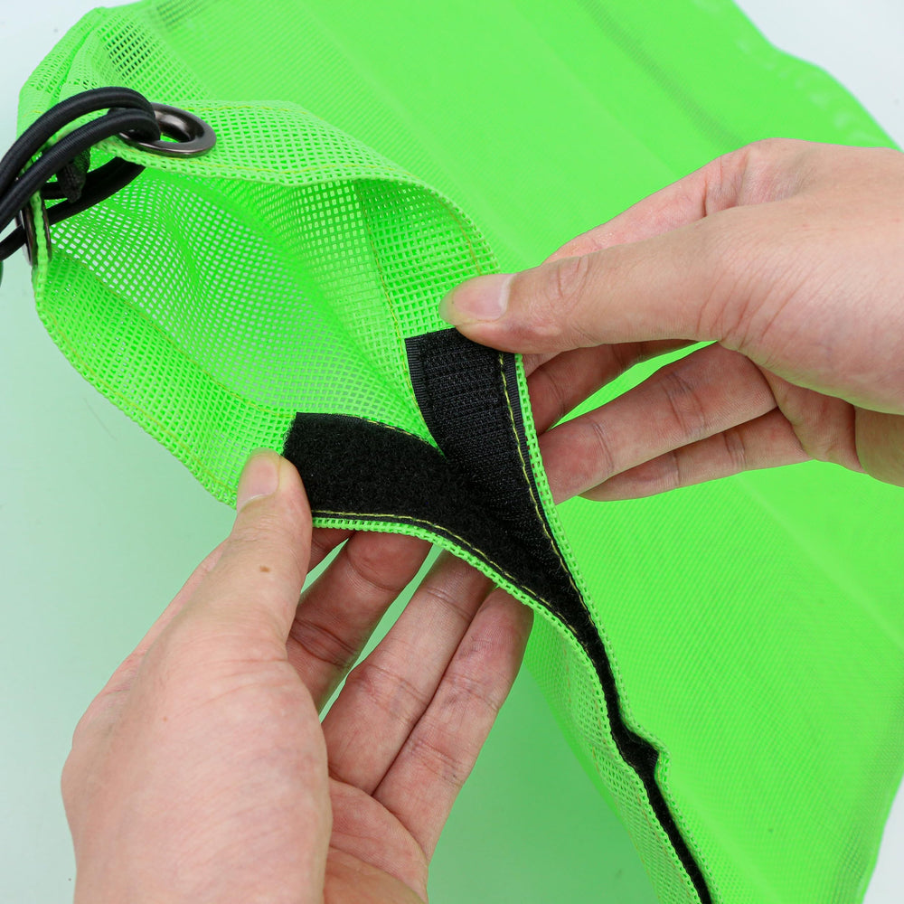 BuleVina trash bag tear-resistant mesh close-up for durable outdoor use