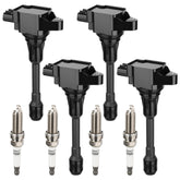 BULIAZY ignition coil pack set for Nissan/Infiniti smooth starts.