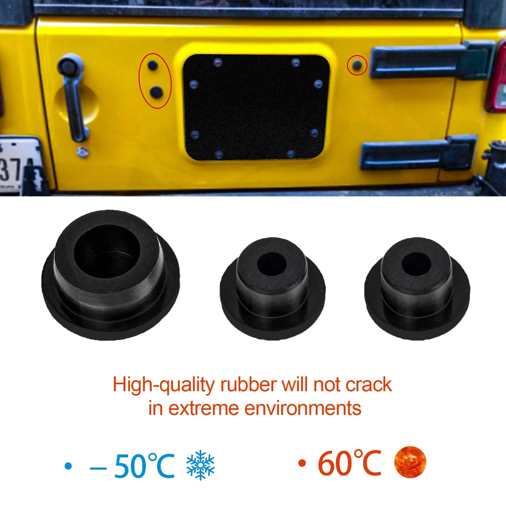 Buling jeep-wrangler-vent-cover-guards provides clean, finished rear look.