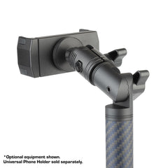 Bulletpoint arm offers 9-position adjustability with 90-degree articulation