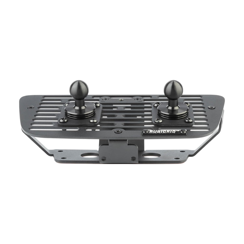 Bulletpoint dash mount with tighteners keeps devices secure on bumpy roads
