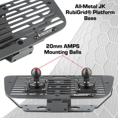 Bulletpoint dash holder supports up to five devices with modular layout