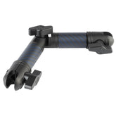 Bulletpoint locking arm front view shows compact carbon fiber design for flexible mounting