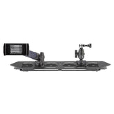 Bulletpoint RubiGrid dash mount platform securely holds devices for hands-free driving on rugged terrain