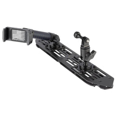 Bulletpoint RubiGrid Gladiator mount demonstrates sturdy, rock-solid support during off-road adventures