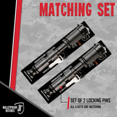 BulletProof Hitches anti-rattle spacer minimizes side-to-side hitch movement