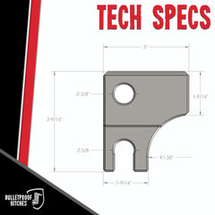 BulletProof Hitches extreme-duty hitch compatibility demonstrates versatile integration with heavy trailers.