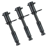 BulletProof Hitches five-eighth pin locking for universal hitch compatibility and security.