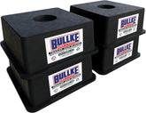 Bullke trailer jack blocks provide stable footing for up to 18,000-lb loads.