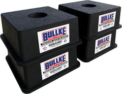 Bullke trailer jack blocks provide stable footing for up to 18,000-lb loads.