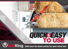 1,000 lb capacity supports a wide range of loads in the bed