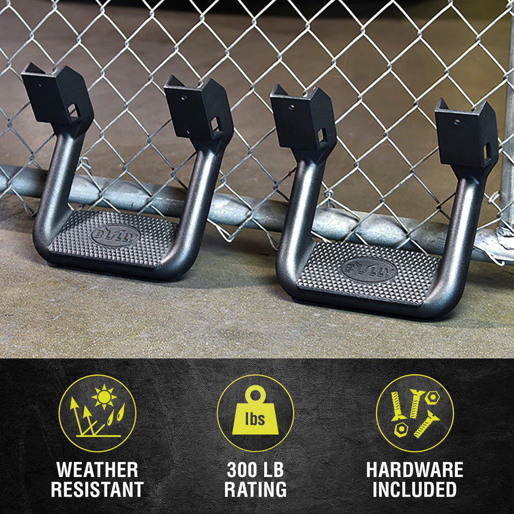 Bully BBS-1103 one-piece aluminum construction emphasizes strength and corrosion resistance.