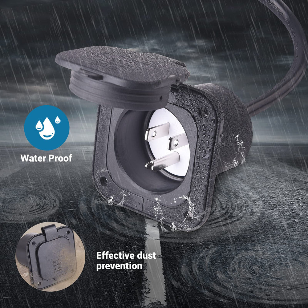 Bumbee 18-Inch Extension Cord powers distant outlets without extra adapters.