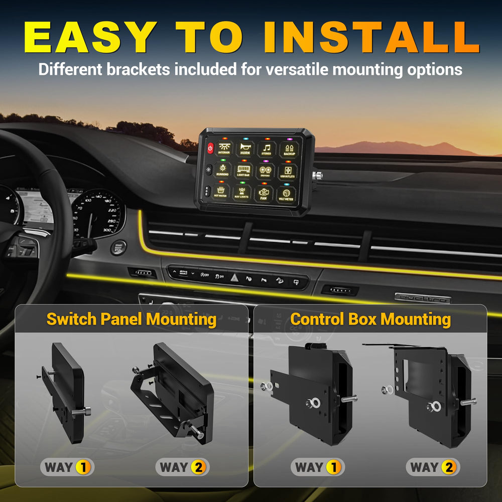 Bumbee wide panel with large controls facilitates easier operation.