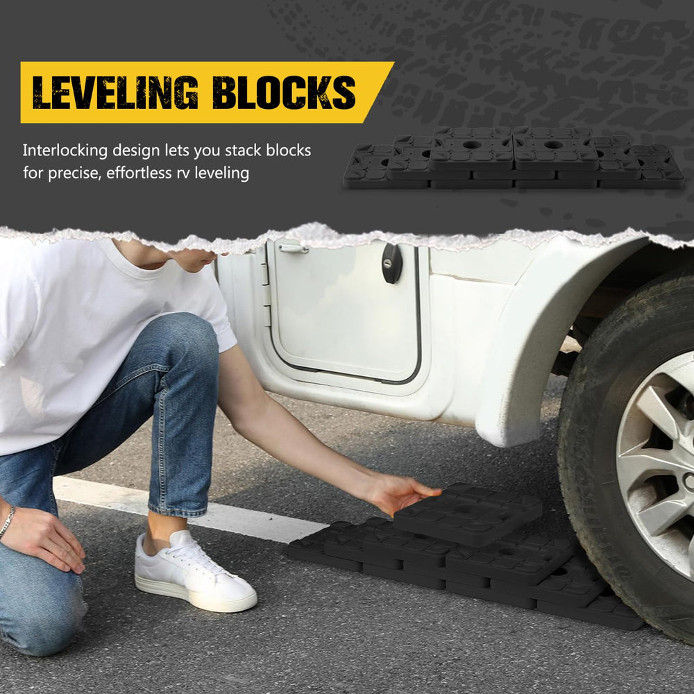 Durable polypropylene blocks designed for heavy loads and outdoor use
