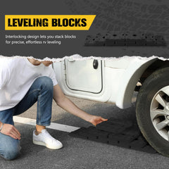 Durable polypropylene blocks designed for heavy loads and outdoor use