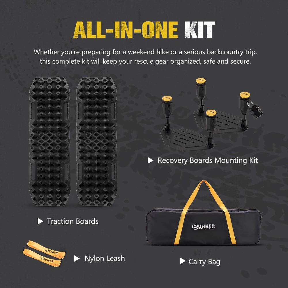 BUNKER INDUST Gen7 all-in-one kit simplifies recovery gear with integrated boards and accessories.