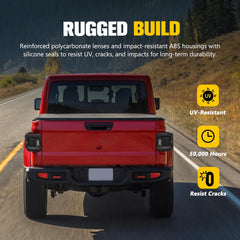 BUNKER INDUST Gladiator tail light offers plug-and-play installation for quick upgrades