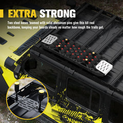 BUNKER INDUST mounting kit with adjustable holes for versatile fit
