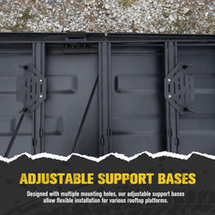 BUNKER INDUST stainless steel hardware resists rust for long-lasting use.
