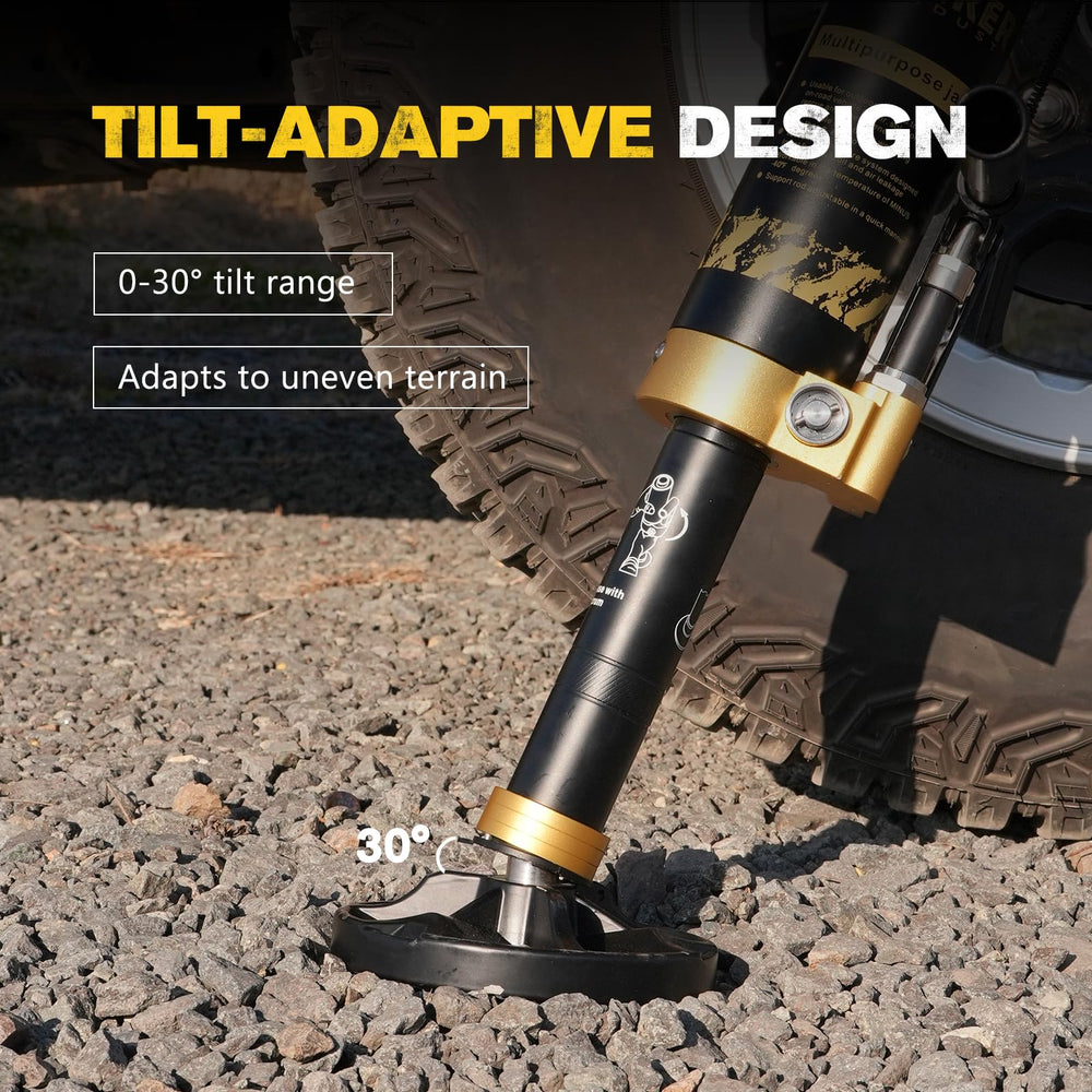 BUNKER INDUST tilt-adaptive design adapts to uneven surfaces during lifts