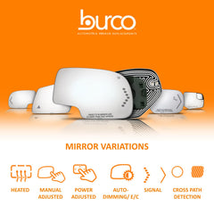 Burco 2838 fits auto-dimming and non-auto-dimming mirrors