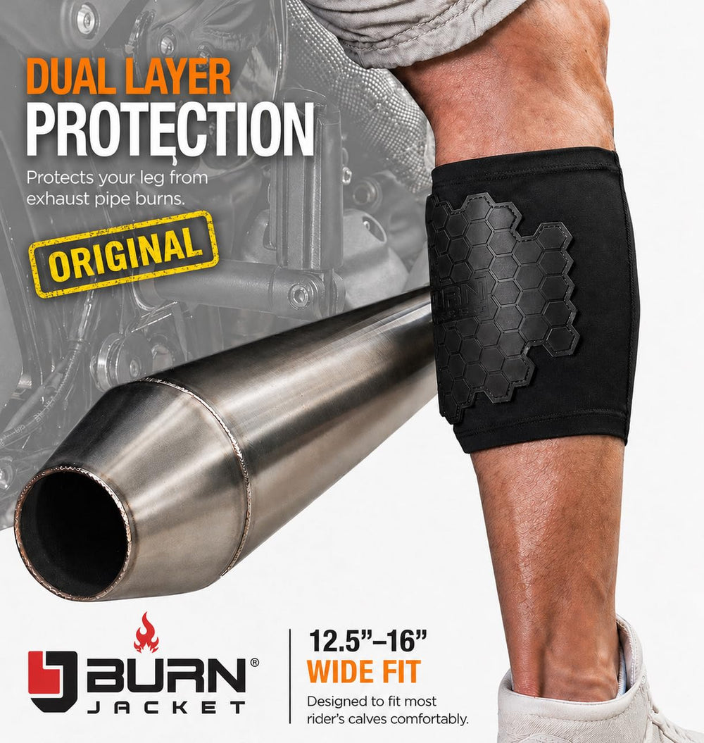 BurnJacket Max heat sleeve under pants guards calves on rugged routes