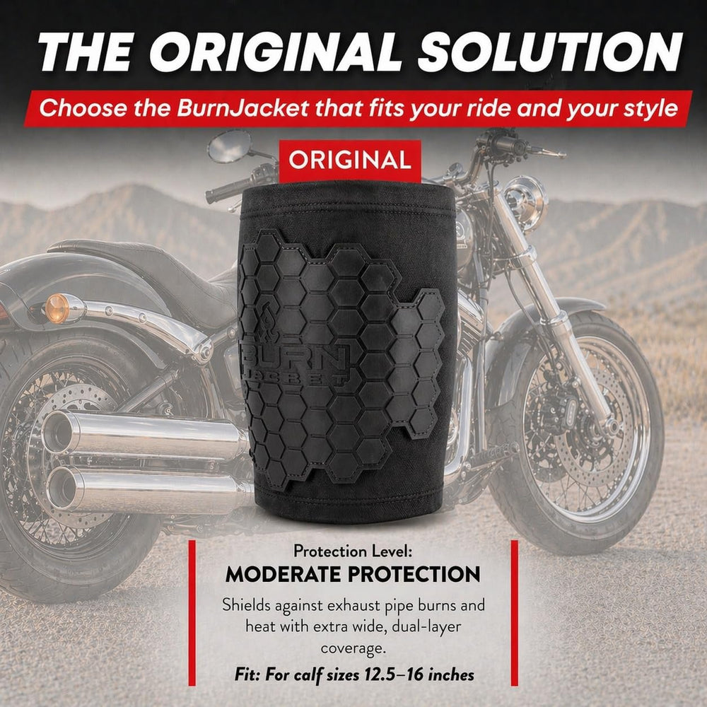 BurnJacket Pro heat sleeve under pants offers enhanced protection during long trips