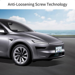 BurtyPokie matte black finish blends with Tesla's sleek design.