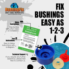 Patented design from BushingFix ensures a precise fit
