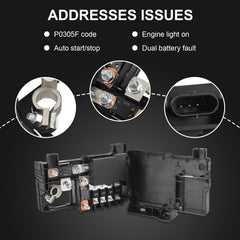 BUSIDN battery distribution block stainless hardware ensures long-lasting electrical connections.