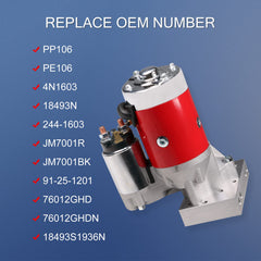 BUSIDN 3HP starter compatible with 168-tooth flywheels for big-blocks.