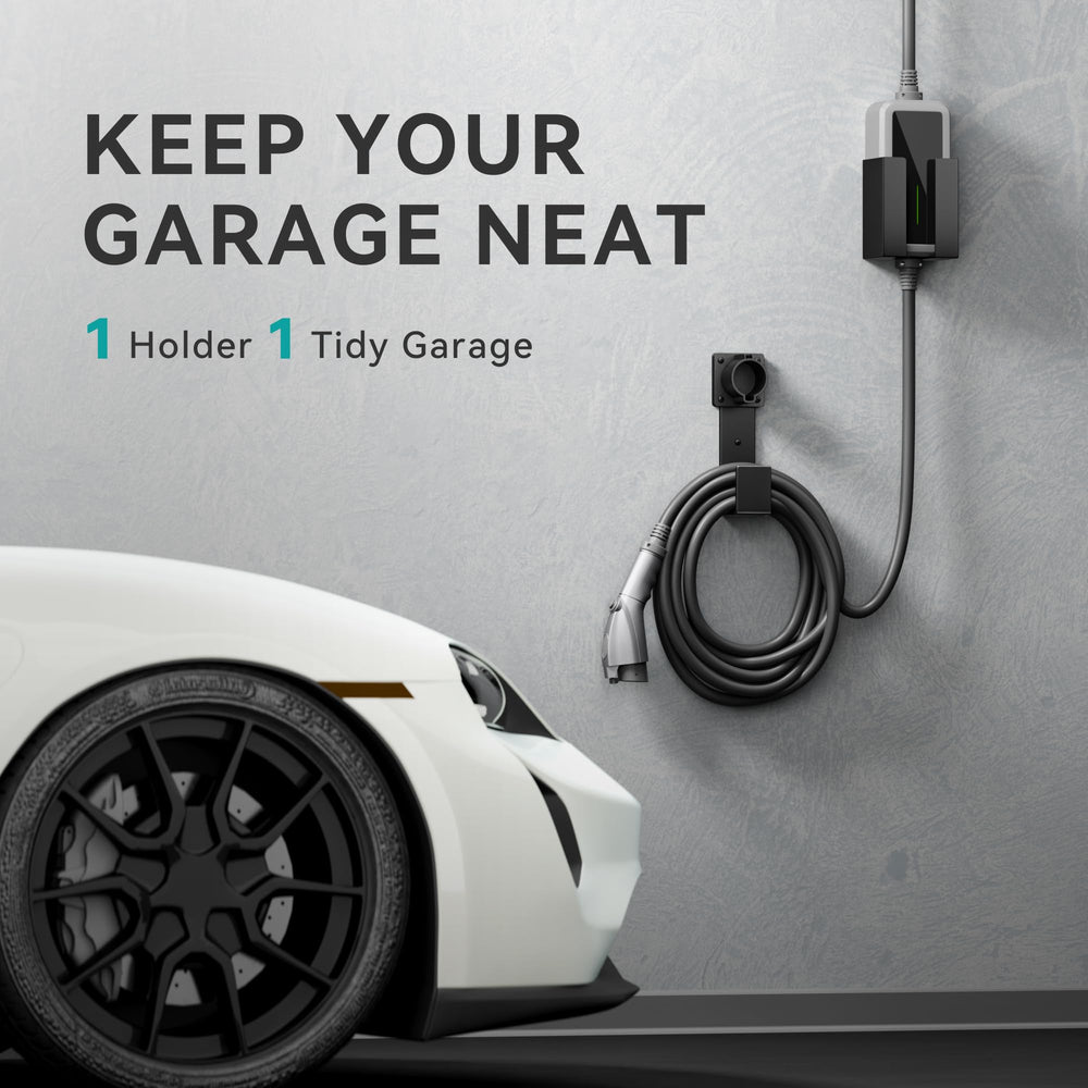 Bussdis integrated hook protects cable and reduces tangles