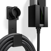 Bussdis EV charger holder wall mount securing J1772 connector for a tidy setup