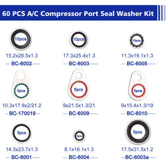 Busy-Corner 39 valve cores with remover tool, easy replacements for AC and tires.