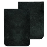 Buyers Products 12x18 mud flaps front view protect against spray and debris