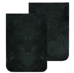 Buyers Products 12x18 mud flaps front view protect against spray and debris