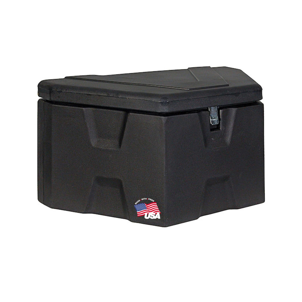 Buyers Products 1701680 trailer tongue box front view showcases sturdy weatherproof storage