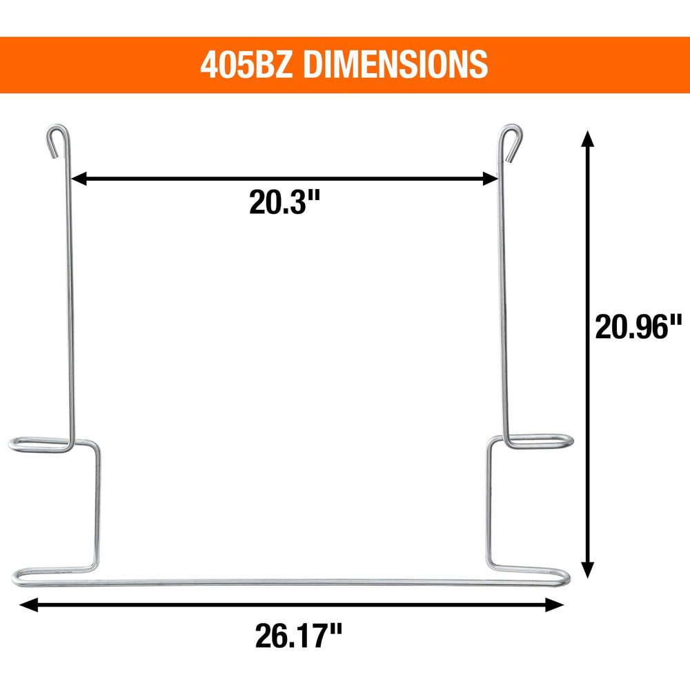 Buyers Products 405BZ bracket close-up showing bolt-on design for quick installation.