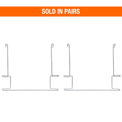 Buyers Products 405BZ galvanized bracket with mud flap in place reduces sail movement.