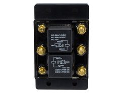 Buyers Products 5541100 forward/reverse relay module front view showing reliable motor reversing for tarp systems