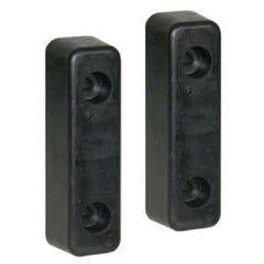Buyers Products B5760 molded rubber bumper, front view, shields trucks and trailers from impact